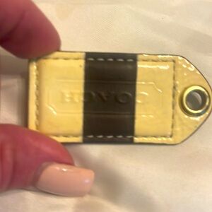 Coach Leather Bag charm Hang Tag